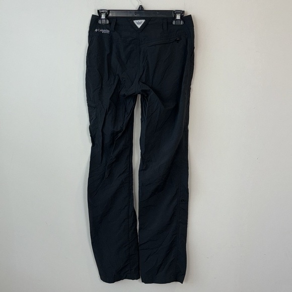 Columbia PFG rain or water resistant black pants women size 2 - Picture 3 of 10